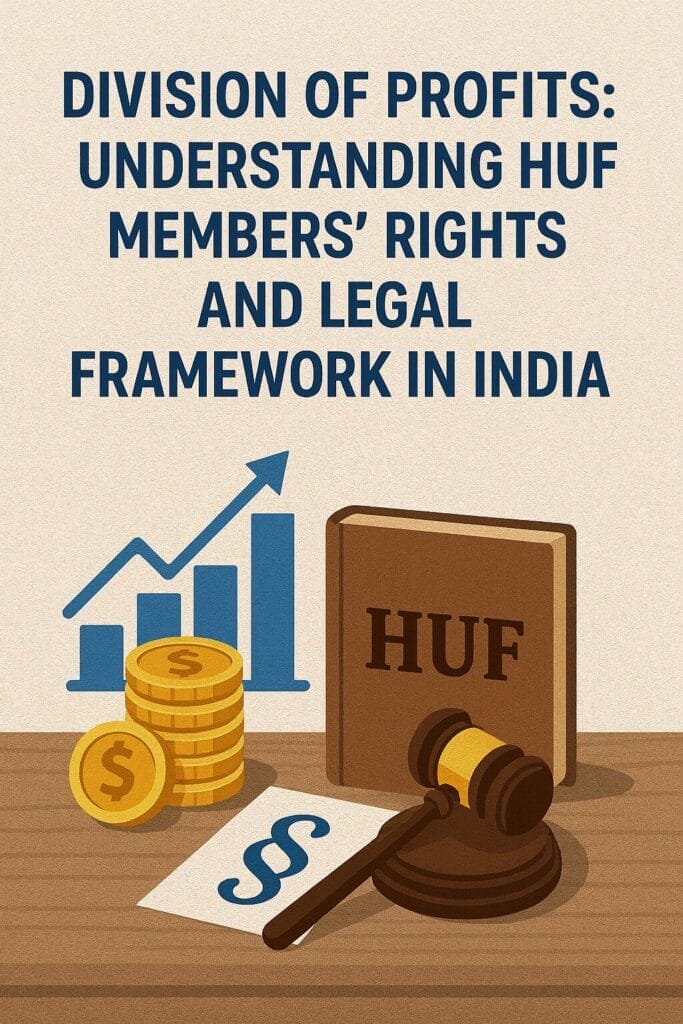 Division of Profits: Understanding HUF Members’ Rights and Legal Framework in India
