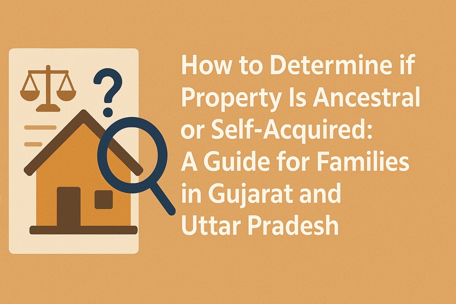 How to Determine if Property Is Ancestral or Self-Acquired: A Guide for Families in Gujarat and Uttar Pradesh