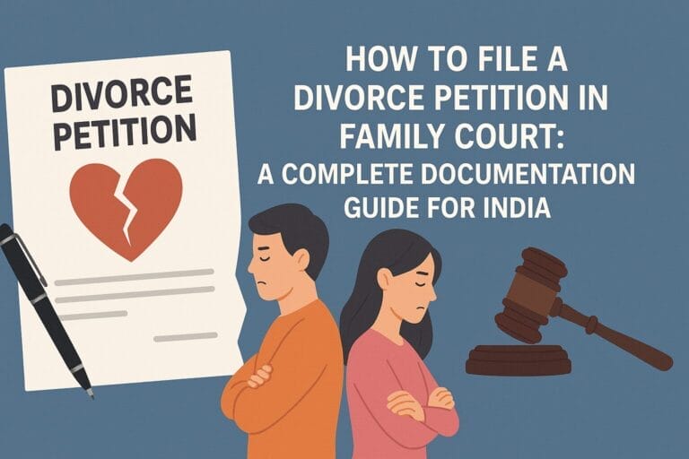 How to File a Divorce Petition in Family Court: A Complete Documentation Guide for India