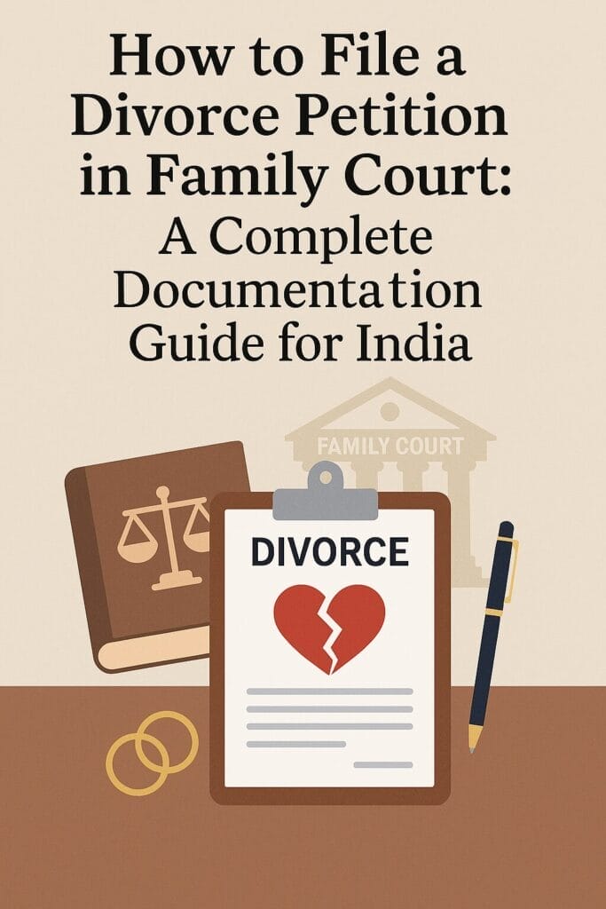 How to File a Divorce Petition in Family Court: A Complete Documentation Guide for India