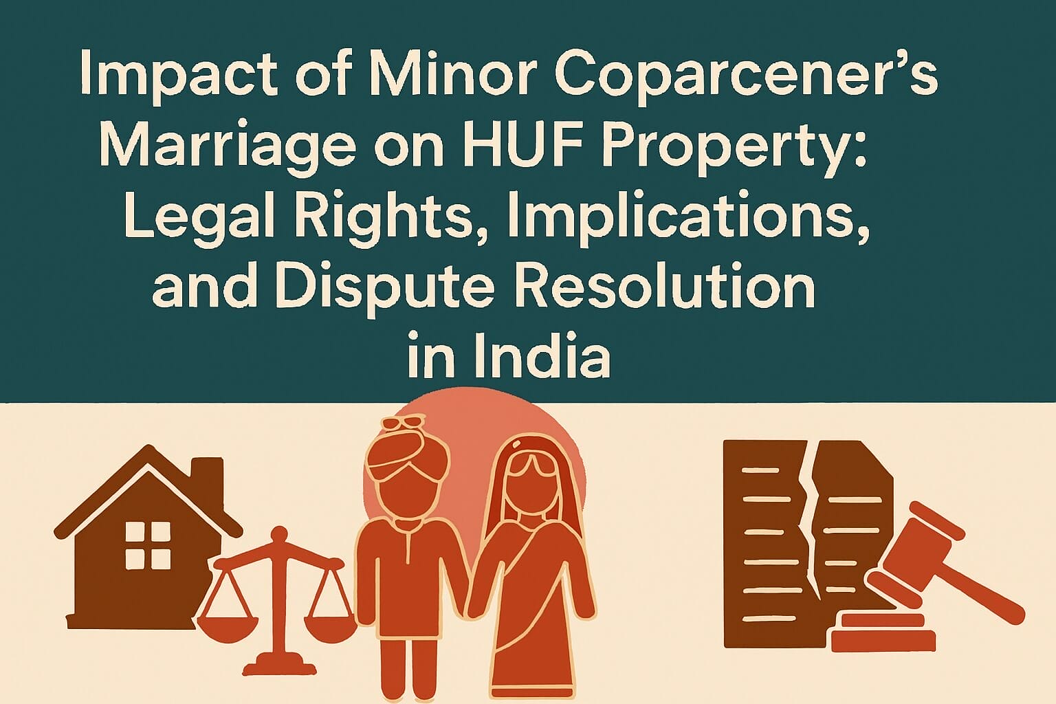 Impact of Minor Coparcener’s Marriage on HUF Property: Legal Rights, Implications, and Dispute Resolution in India