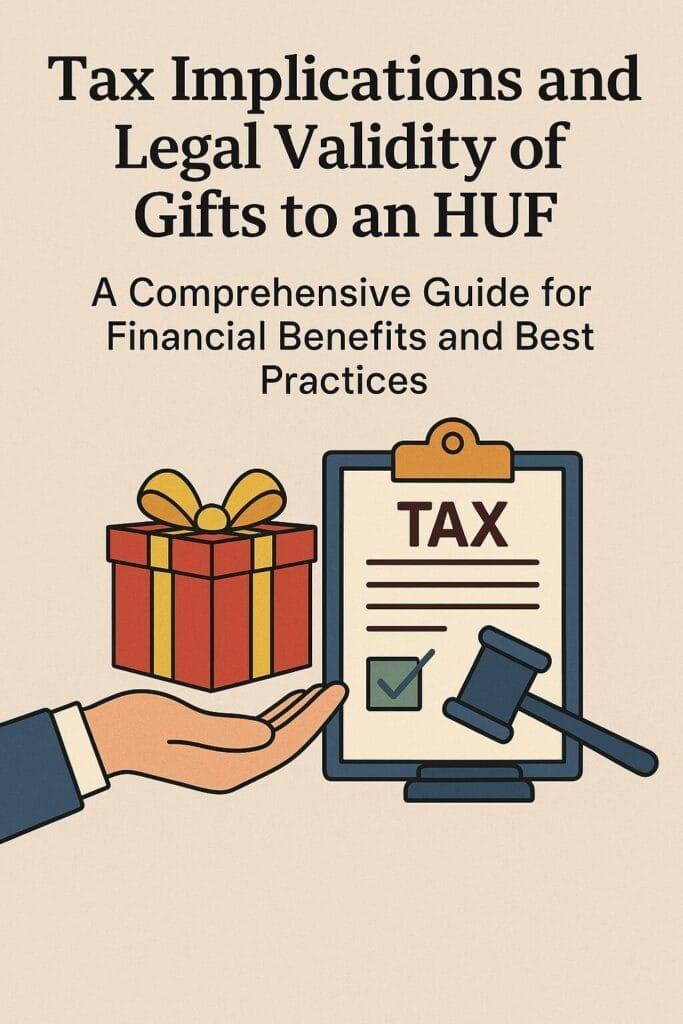 Tax Implications and Legal Validity of Gifts to an HUF: A Comprehensive Guide for Financial Benefits and Best Practices