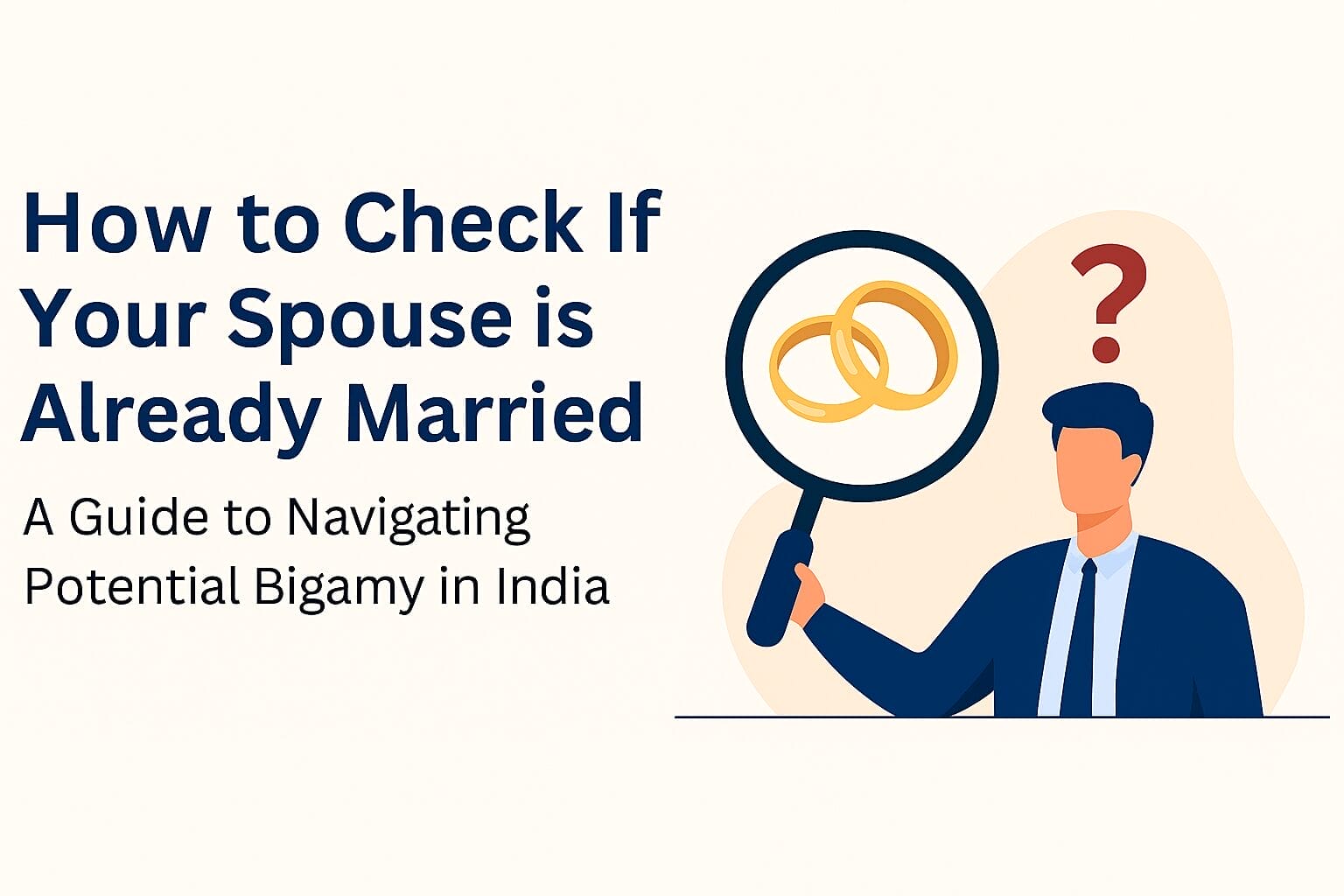 How to Check If Your Spouse is Already Married: A Guide to Navigating Potential Bigamy in India
