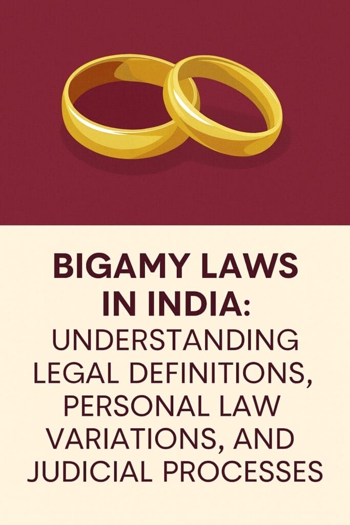 Bigamy Laws in India: Understanding Legal Definitions, Personal Law Variations, and Judicial Processes