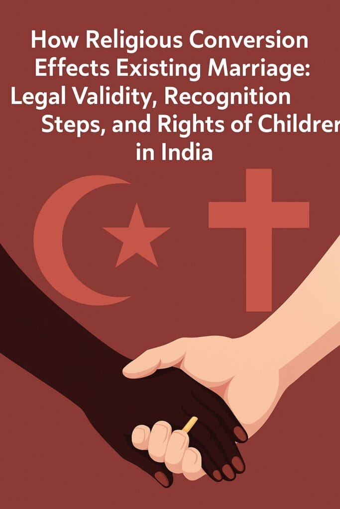 How Religious Conversion Affects Existing Marriage: Legal Validity, Recognition Steps, and Rights of Children in India