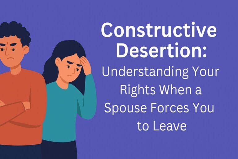 Constructive Desertion: Understanding Your Rights When a Spouse Forces You to Leave