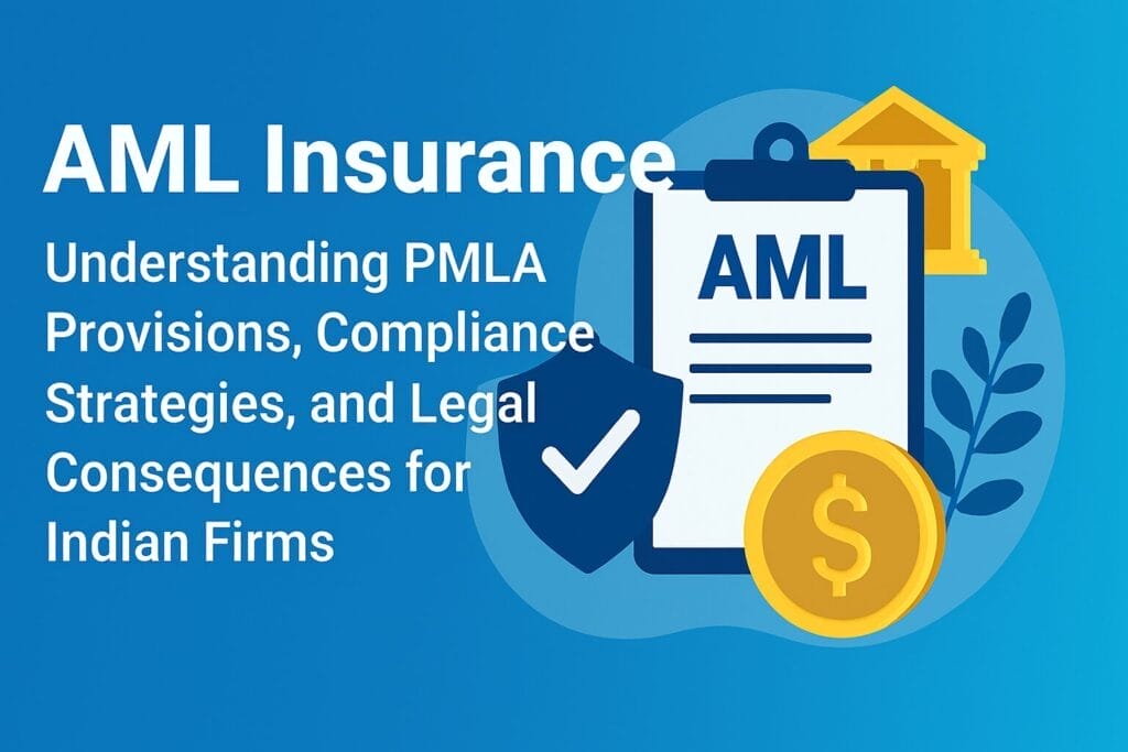 AML Insurance: Understanding PMLA Provisions, Compliance Strategies, and Legal Consequences for Indian Firms