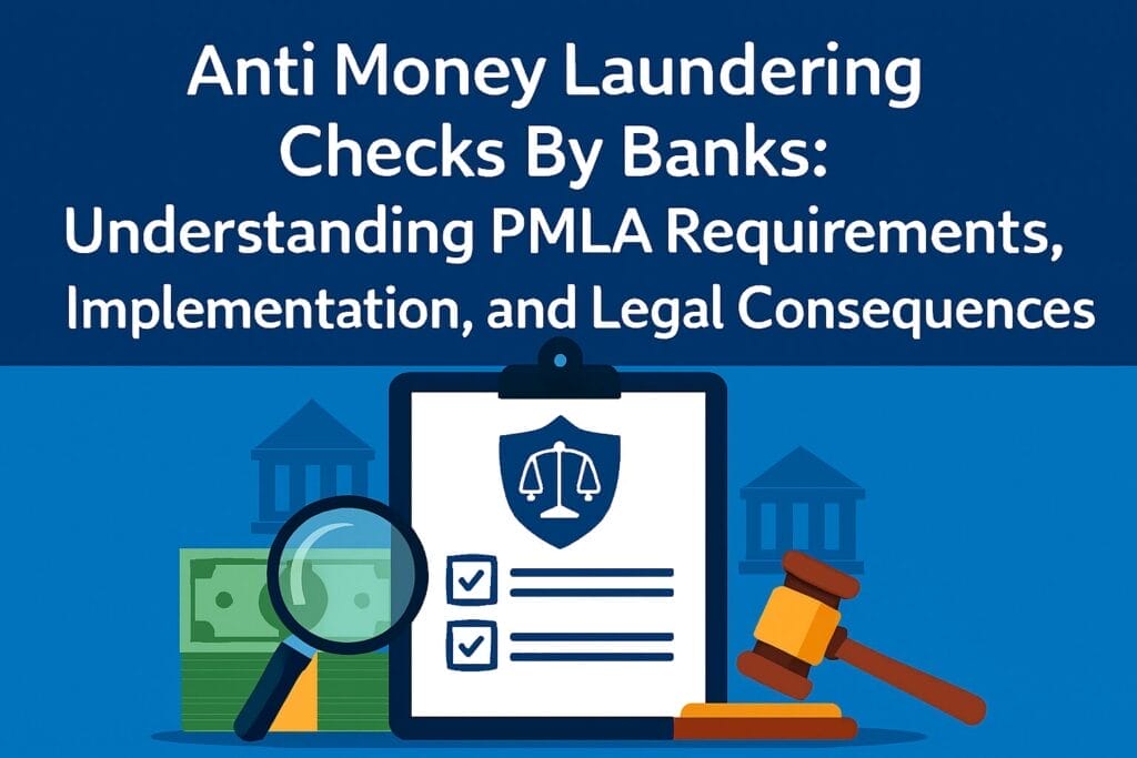 Anti Money Laundering Checks By Banks: Understanding PMLA Requirements, Implementation, and Legal Consequences in India