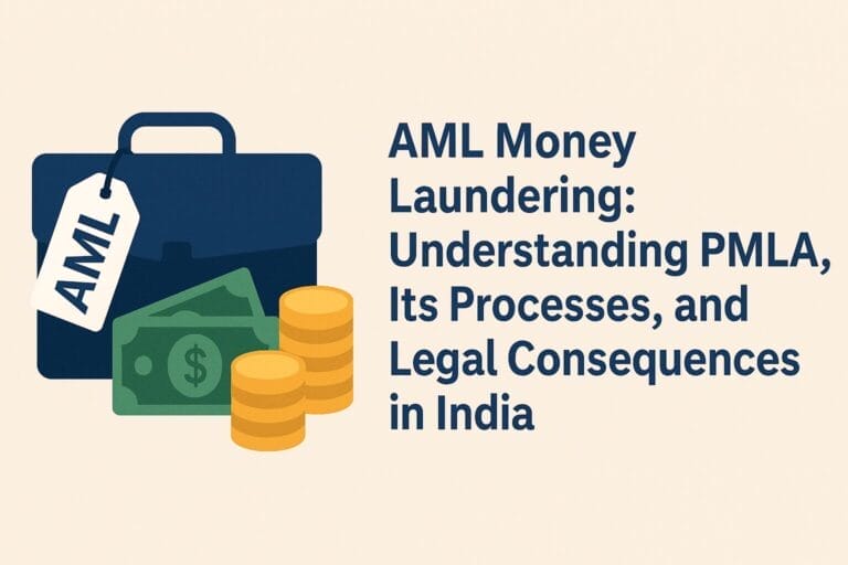 AML Money Laundering: Understanding PMLA, Its Processes, and Legal Consequences in India